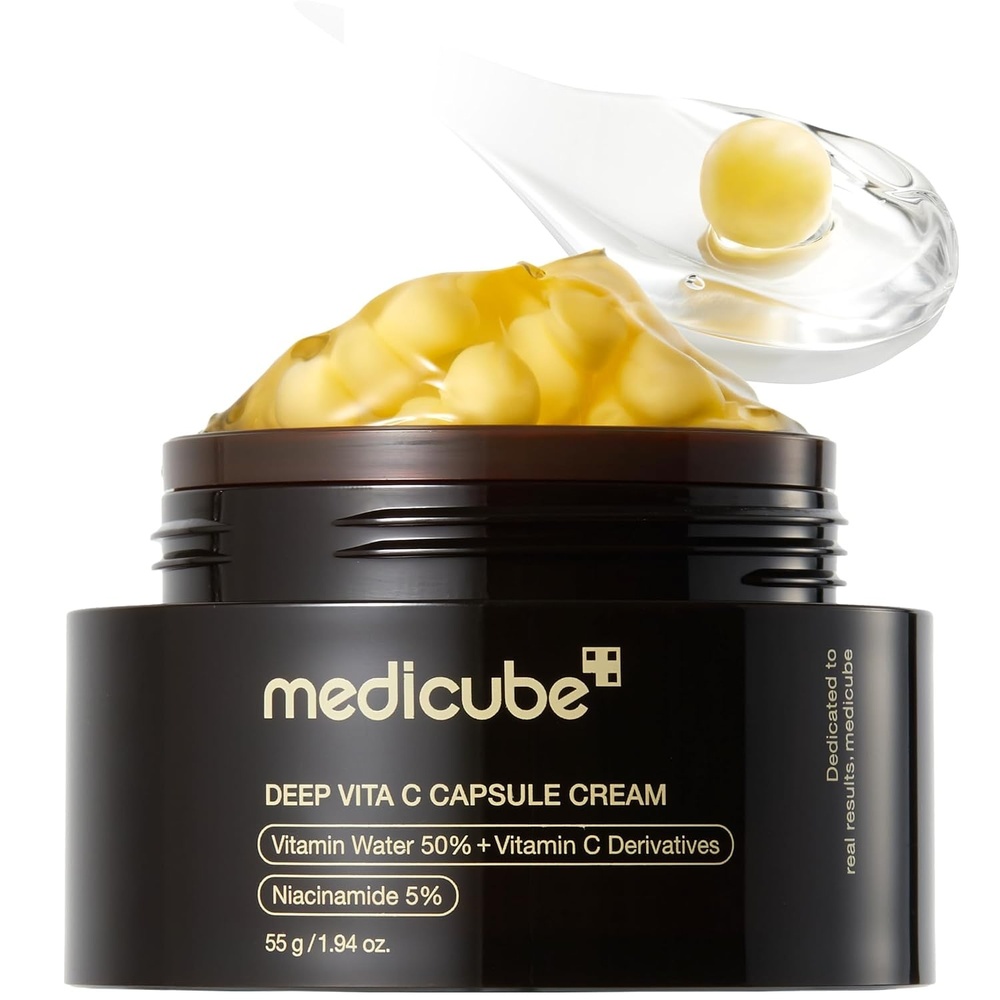 image:imagemedicube Capsule Cream with TXA  Niacinamide  Dual Radiance Moisturizer Ideal for Use After Spot Care Uneven Skin Tone amp Texture amp Hydration  99 Pure Tranexamic Acid  Korean Skincare 194 ozDeep Vitamin C