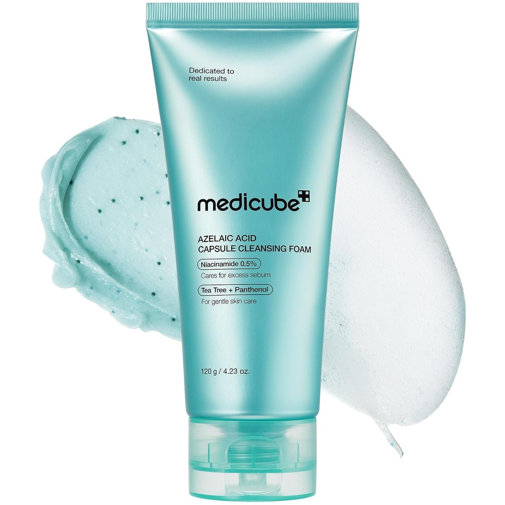 image:imagemedicube Facial Cleanser Zero Foam Cleanser for Pore amp Excess Oil Care Daily Gentle Cleansing Foam Excess Sebum Control Hydration Pore Minimization Korean Skincare Sensitive Skin 423 oz423 Fl Oz Pack of 1