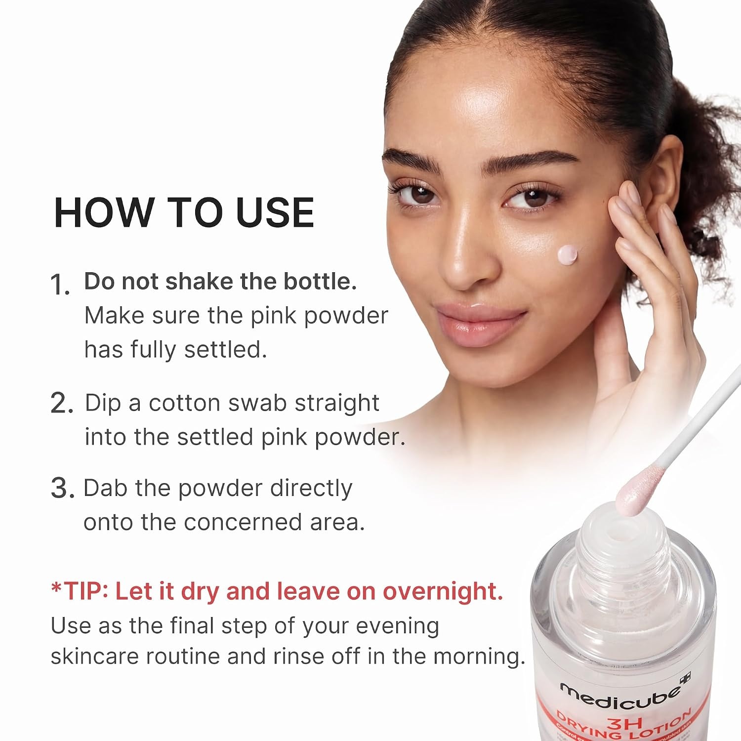 image:imagemedicube 3H Overnight Drying Lotion for Targeted Spot Care Spot Care for Troubled amp Oily Skin Calming Care with Calamine Centella amp Tea Tree Korean Skincare 067 fl oz071 Ounce Pack of 1