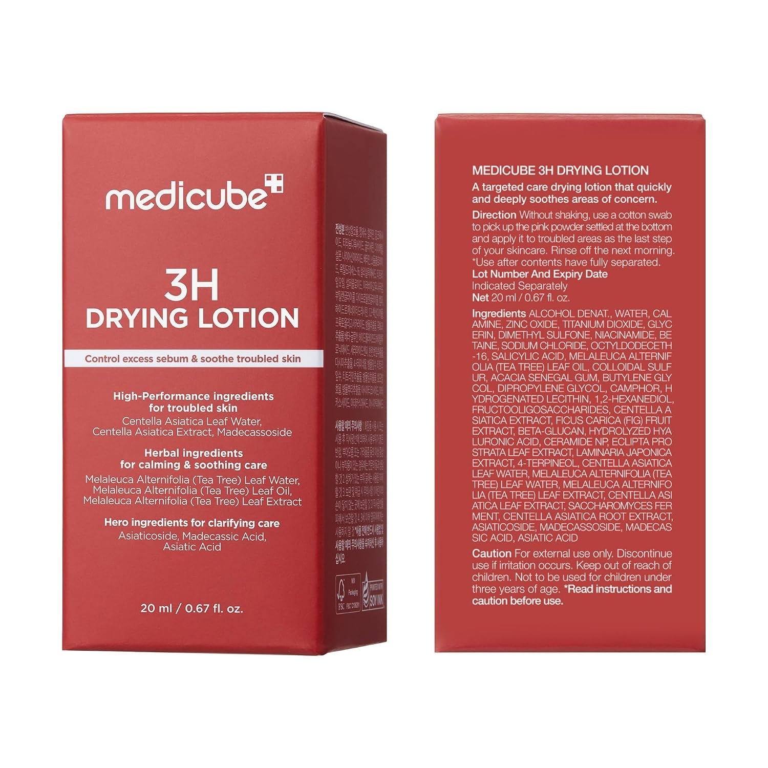 image:imagemedicube 3H Overnight Drying Lotion for Targeted Spot Care Spot Care for Troubled amp Oily Skin Calming Care with Calamine Centella amp Tea Tree Korean Skincare 067 fl oz071 Ounce Pack of 1