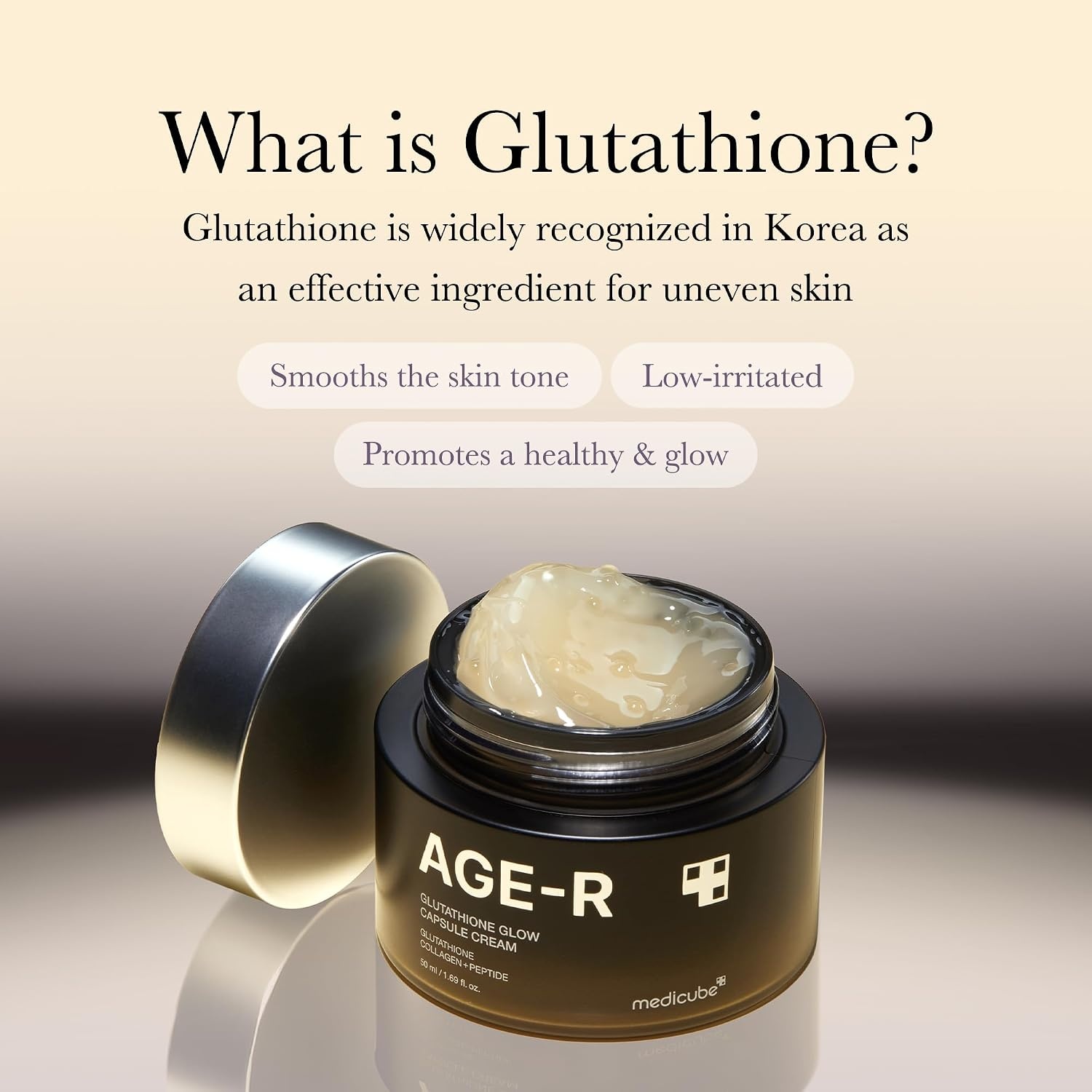 image:imagemedicube AGER Glutathione Glow Capsule Facial Cream Plump amp Hydrating Moisturizer with Collagen Peptide Soothing amp Glow Care Korean Skincare 169 floz169 Fl Oz Pack of 1