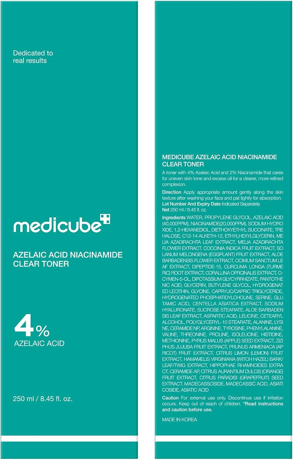 image:imagemedicube Azelaic Acid Niacinamide Clarifying Toner Troubled Skin Care Ideal for Purifying amp Calming with 4 Azelaic Acid amp 2 Niacinamide Korean Skin Care 845 floz