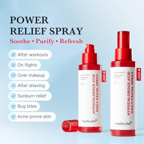 image:imagemedicube Calming amp Barrier Comfort Duo 3H Daily Relief Cream and Hypochlorous Acid Power Soothing Spray Daily Soothing amp PostCare Hydration Routine