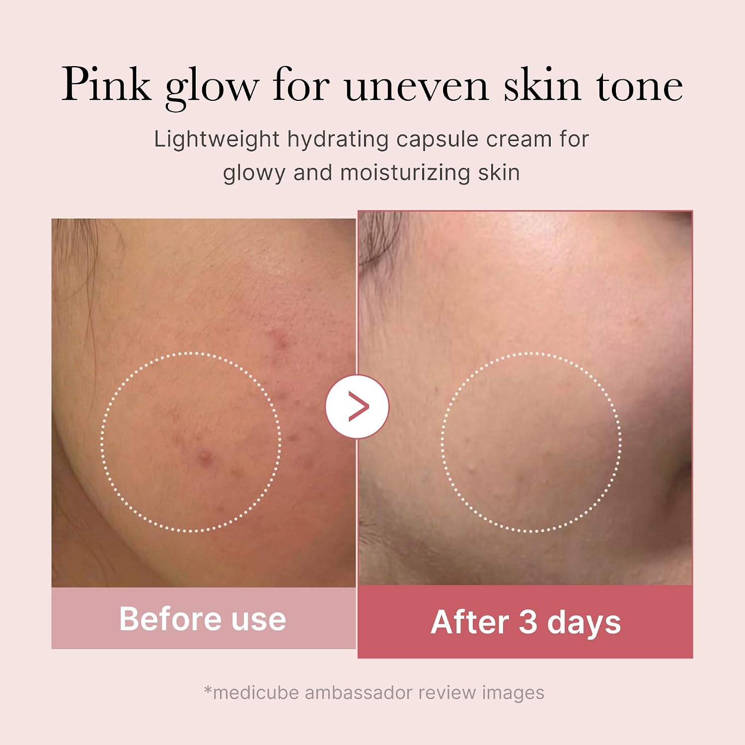 image:imagemedicube Capsule Cream Trio TXA Niacinamide Deep Vitamin C and Salmon DNA PDRN Capsule Cream Hydrating Clarifying Korean Skincare Set for Glowy Firm and Balanced Skin Tone