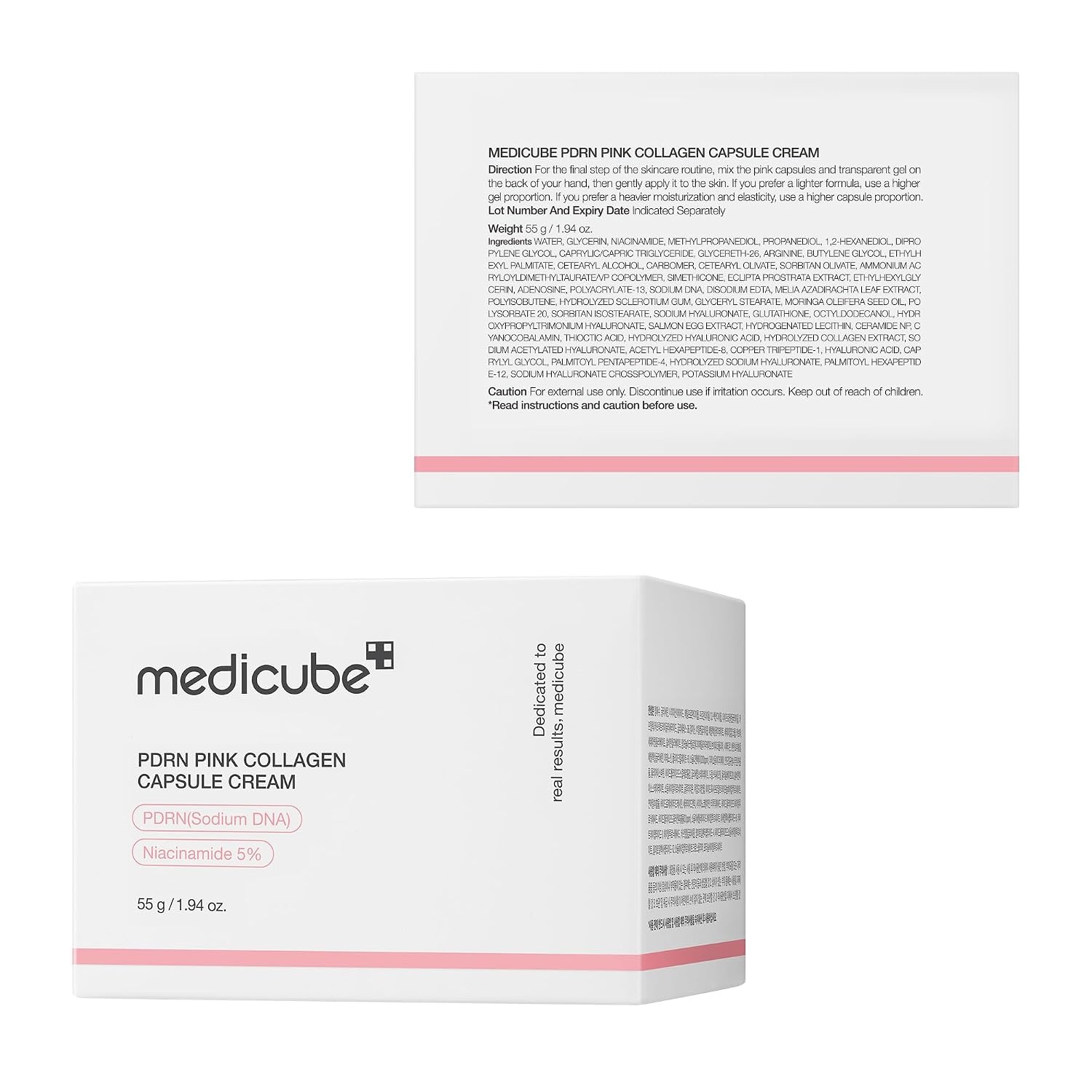 image:imagemedicube Capsule Cream with TXA Niacinamide Dual Radiance Moisturizer Ideal for Use After Spot Care Uneven Skin Tone amp Texture amp Hydration 99 Pure Tranexamic Acid Korean Skincare 194 ozPDRN Collagen