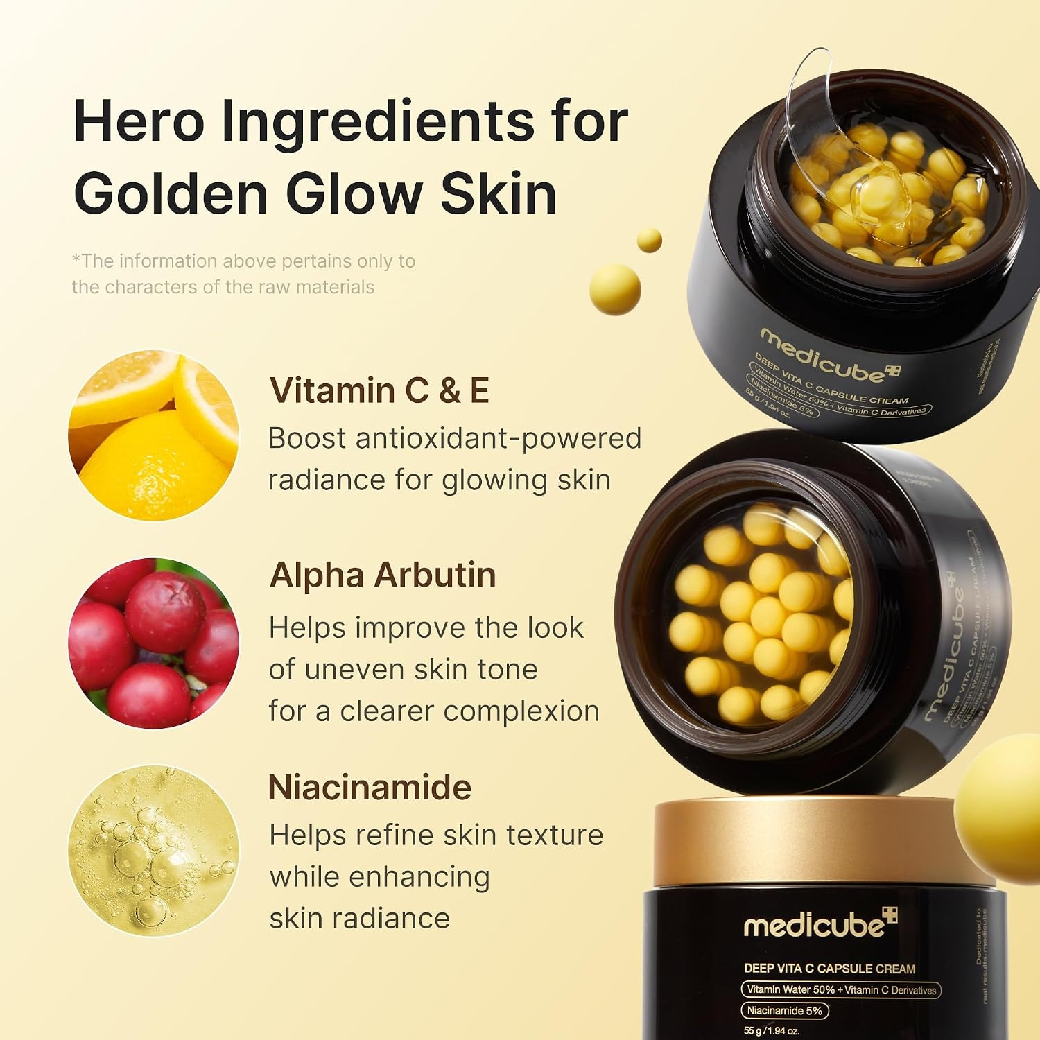 image:imagemedicube Capsule Cream with TXA Niacinamide Dual Radiance Moisturizer Ideal for Use After Spot Care Uneven Skin Tone amp Texture amp Hydration 99 Pure Tranexamic Acid Korean Skincare 194 ozDeep Vitamin C