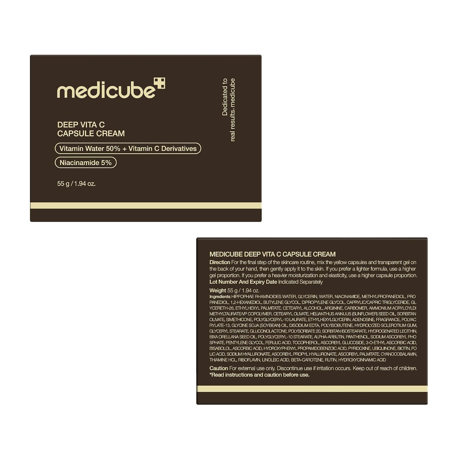 image:imagemedicube Capsule Cream with TXA Niacinamide Dual Radiance Moisturizer Ideal for Use After Spot Care Uneven Skin Tone amp Texture amp Hydration 99 Pure Tranexamic Acid Korean Skincare 194 ozDeep Vitamin C