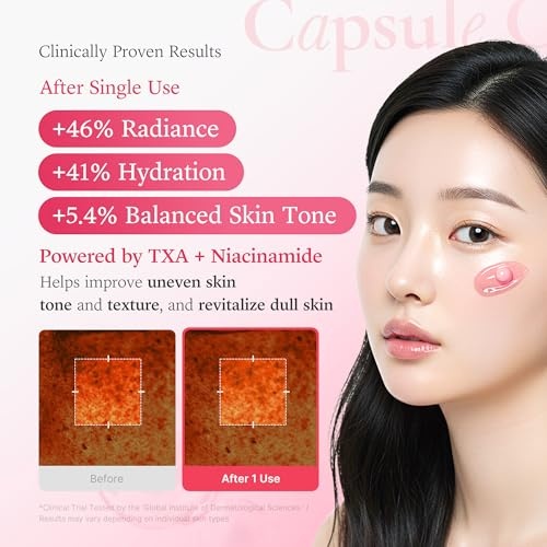 image:imagemedicube Clear Glass Skin Duo TXANiacinamide Capsule Cream and Zero Pore Pads 20 Smoother and clearer skin with gentle toner pad and moisturizer Korean skincare
