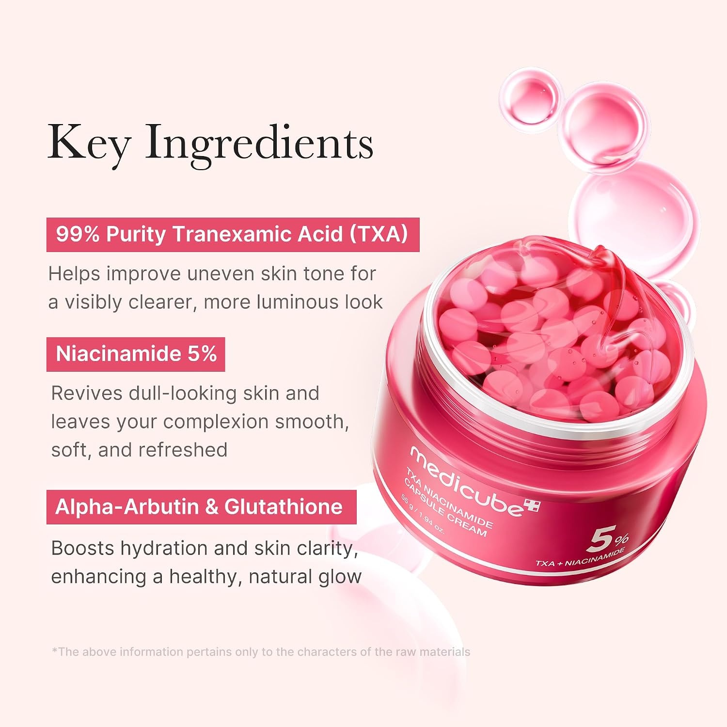 image:imagemedicube Clear amp Glow Capsule Duo TXA Deep Vitamin C Capsule Creams Radiance Boosting and Firming Face Moisturizers that Help Clarify Dull Skin and Reveal a Smooth Radiant Glow