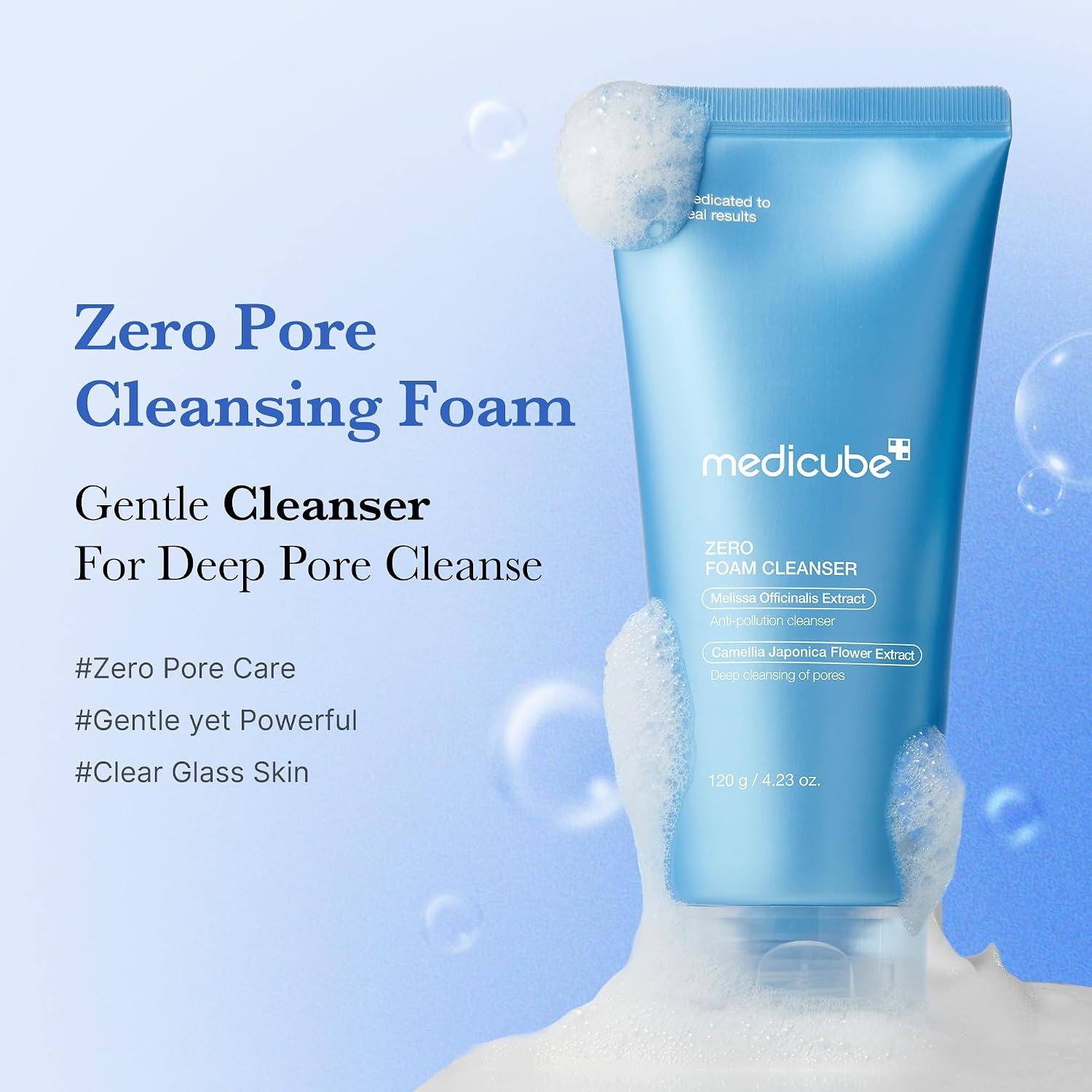 image:imagemedicube Double Cleansing Duo for Flawless Glass Skin Zero Pore Blackhead Cleansing Oil and Zero Foam Cleanser Skin Care Set