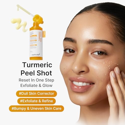 image:imagemedicube Dual Peel Shot Exfoliating Duo Hypochlorous Acid and Turmeric Facial Peel Shots Targeted Pore Excess Sebum amp Texture Care Soothing amp Calming with HOCI amp Turmeric Hydrating Glow Care