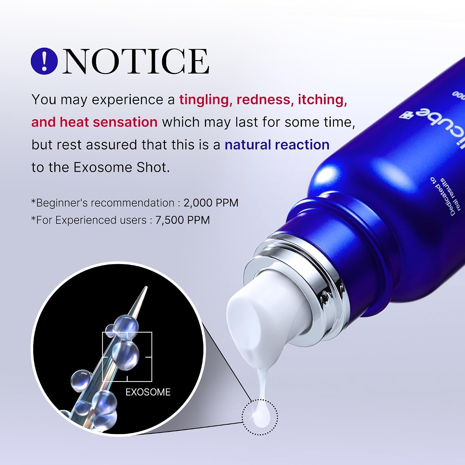 image:imagemedicube Exosome Shot Azelaic Acid 7500 PPM Spicule Facial Serum Ideal for Use After Spot Care amp Smoothing with Azelaic Acid Niacinamide Korean Skincare 101 floz101 Fl Oz Pack of 1