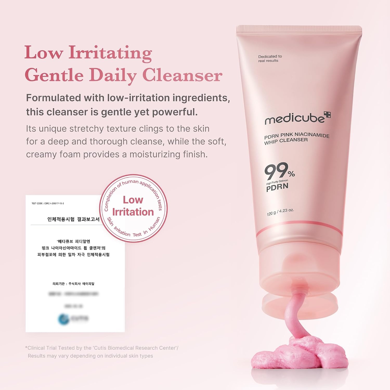 image:imagemedicube Facial Cleanser Zero Foam Cleanser for Pore amp Excess Oil Care Daily Gentle Cleansing Foam Excess Sebum Control Hydration Pore Minimization Korean Skincare Sensitive Skin 423 oz423 Fl Oz Pack of 1