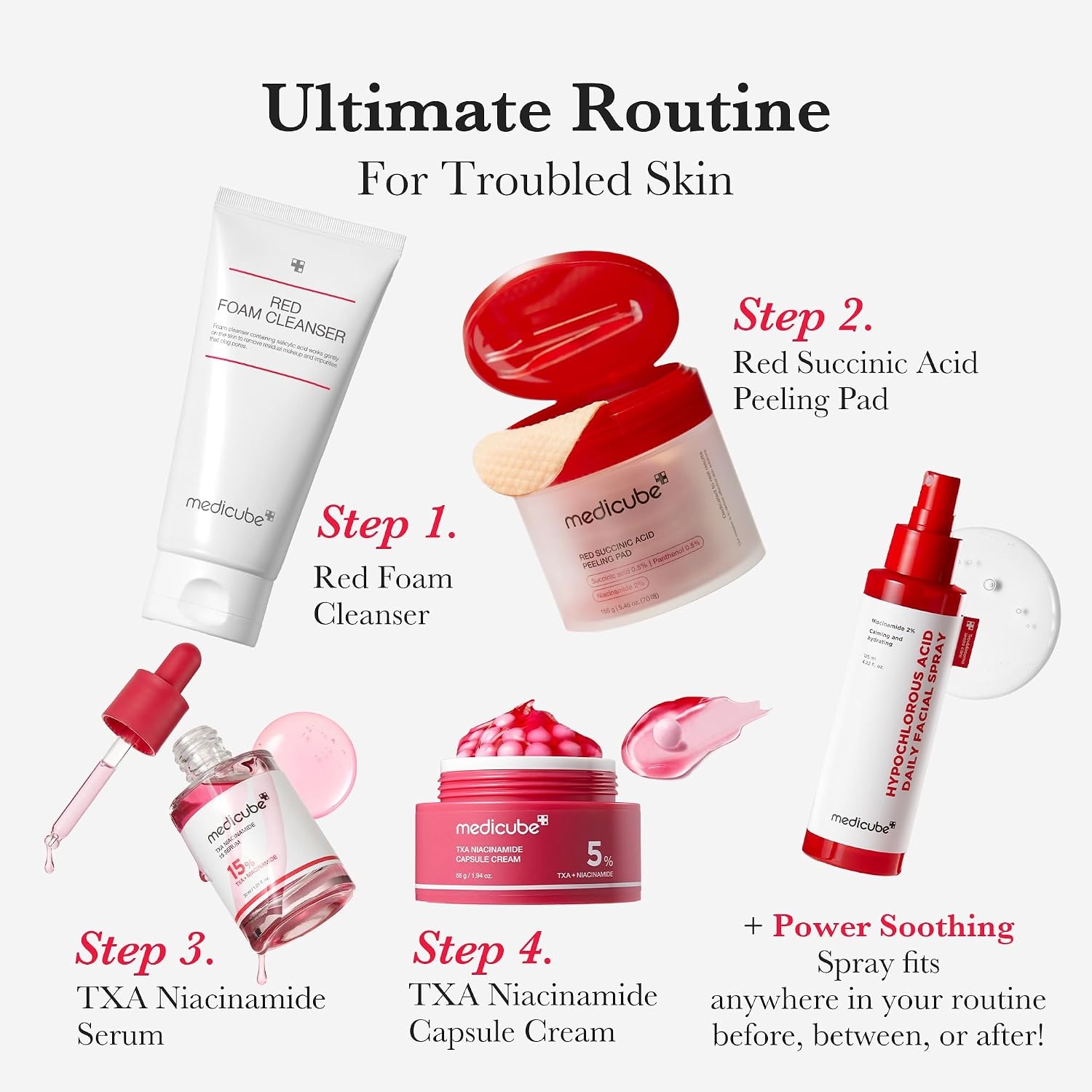 image:imagemedicube Facial Cleanser Zero Foam Cleanser for Pore amp Excess Oil Care Daily Gentle Cleansing Foam Excess Sebum Control Hydration Pore Minimization Korean Skincare Sensitive Skin 423 oz405 Fl Oz Pack of 1