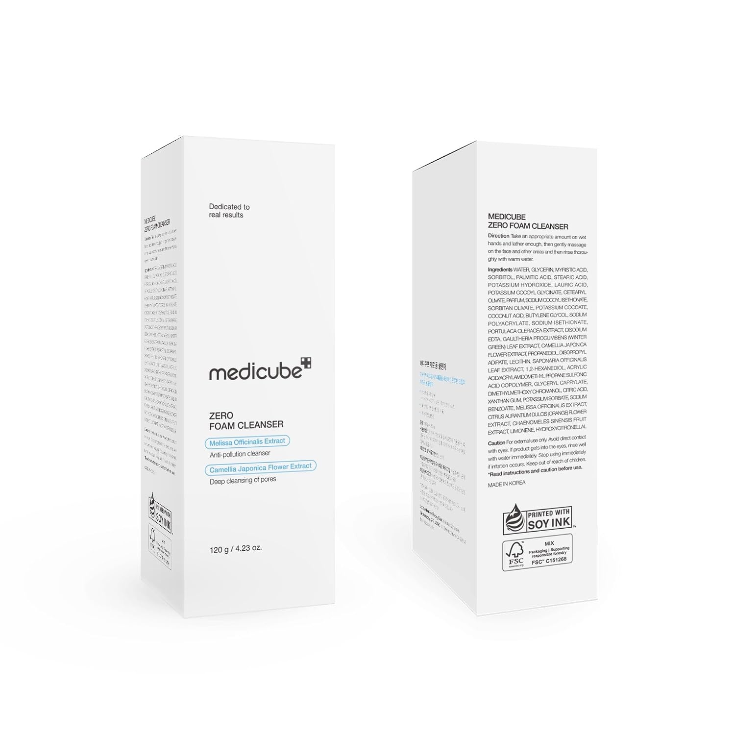 image:imagemedicube Facial Cleanser Zero Foam Cleanser for Pore amp Excess Oil Care Daily Gentle Cleansing Foam Excess Sebum Control Hydration Pore Minimization Korean Skincare Sensitive Skin 423 oz423 Fl Oz Pack of 1