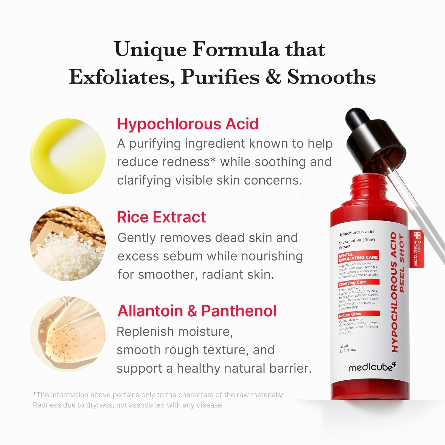 image:imagemedicube Hypochlorous Acid Peel Shot Duo for Face amp Body Hypochlorous Acid Facial amp Body Peel Shot Exfoliating Serum Set with Rice Extract Panthenol Hydrating Calming amp Texture Refining Care