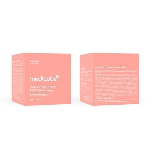 image:imagemedicube Jelly Cream with Collagen amp Niacinamide 371 floz FreezeDried Hydrolyzed Collagen for Skin Barrier Hydration amp 24H Glow Plumper Firmer looking skin 371 flozCollagen