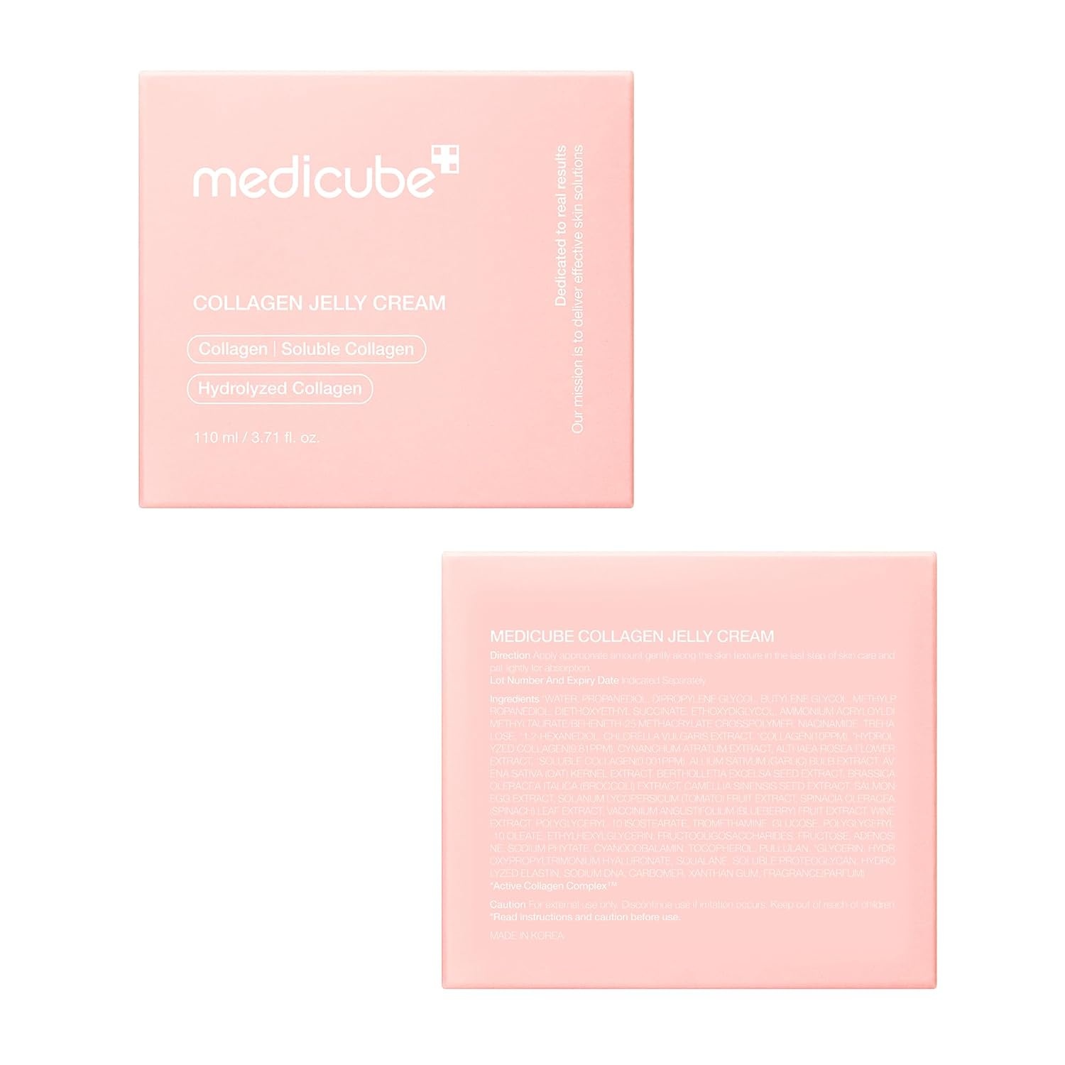 image:imagemedicube Jelly Cream with Collagen amp Niacinamide 371 floz FreezeDried Hydrolyzed Collagen for Skin Barrier Hydration amp 24H Glow Plumper Firmer looking skin 371 flozCollagen