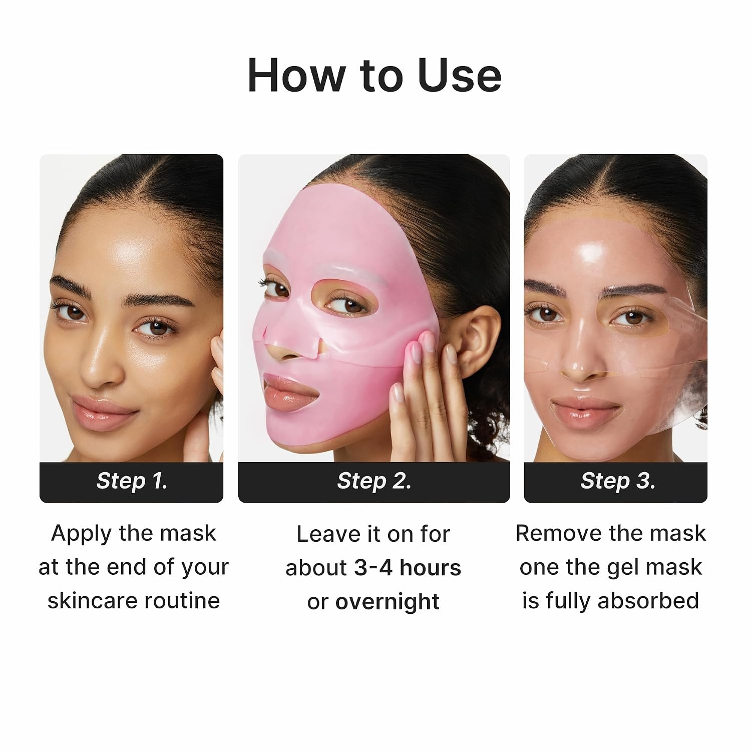 image:imagemedicube Jelly Gel Mask with Salmon DNA PDRN Pink Collagen Overnight Face Mask for Glass Glow Skin Elasticity Hydrating Firming and Moisturizing Korean Skincare 28g x 4eaNAD EGF