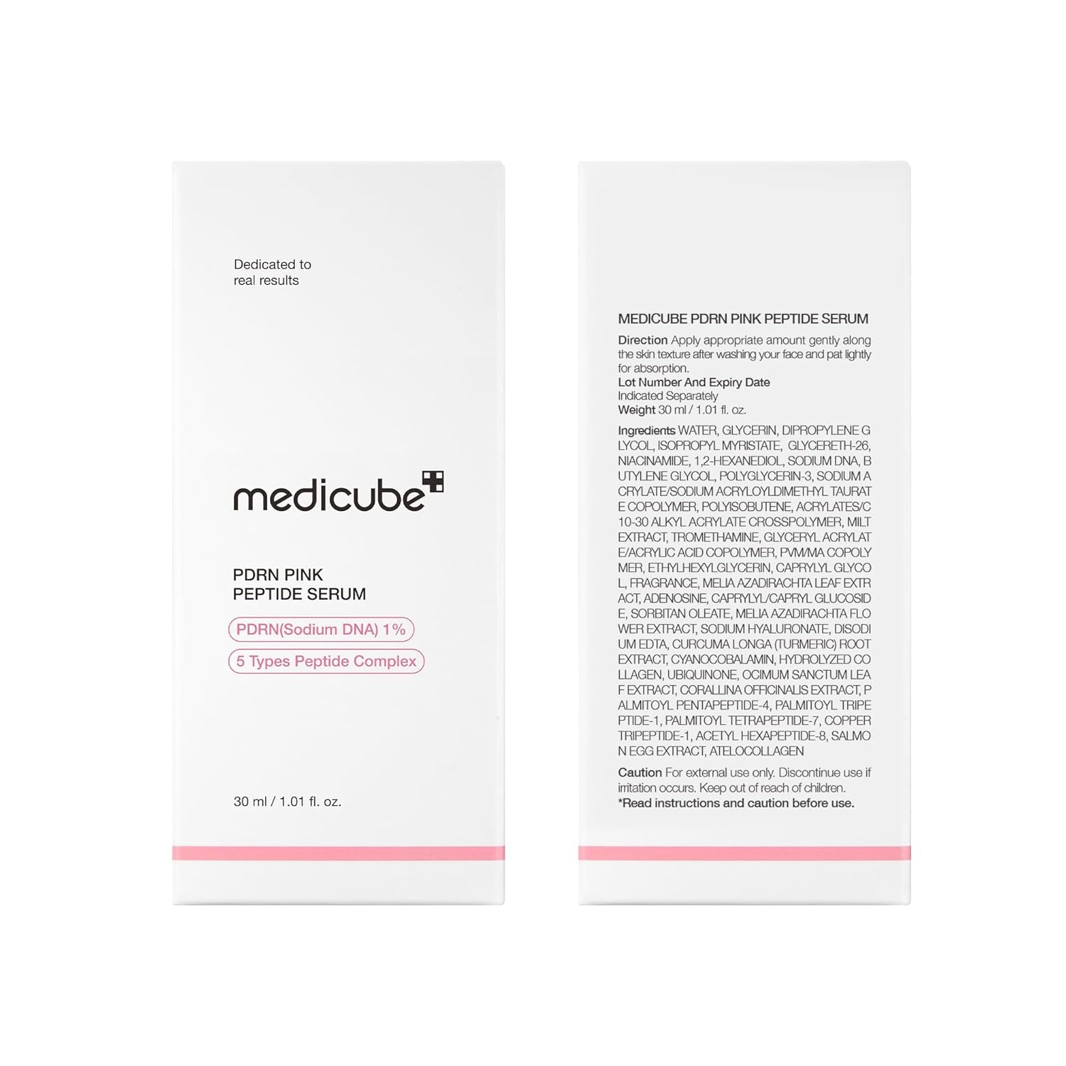 image:imagemedicube PDRN Pink Peptide Serum with Salmon DNA Pink Glow Serum with Peptides amp Niacinamide for Hydration amp FirmLooking Skin Uneven Tone Care Korean Skincare 101 fl OzPink