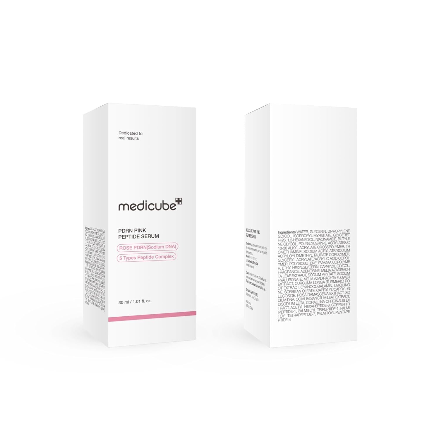 image:imagemedicube PDRN Pink Peptide Serum with Salmon DNA Pink Glow Serum with Peptides amp Niacinamide for Hydration amp FirmLooking Skin Uneven Tone Care Korean Skincare 101 fl OzRose PDRN Vegan