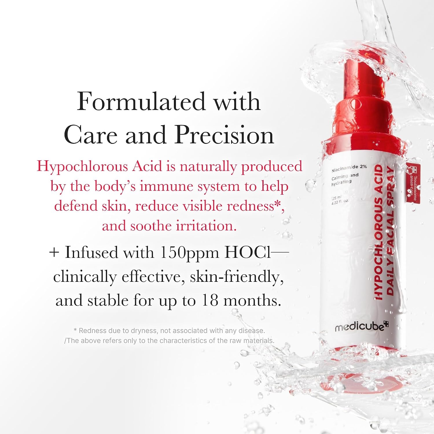 image:imagemedicube Power Soothing Spray Duo Hypochlorous Acid Full amp Mini Set for Instant Hydration and Soothing Care Hypochlorous Acid Facial Mist Travel Size Gift Set 169 floz amp 422 floz