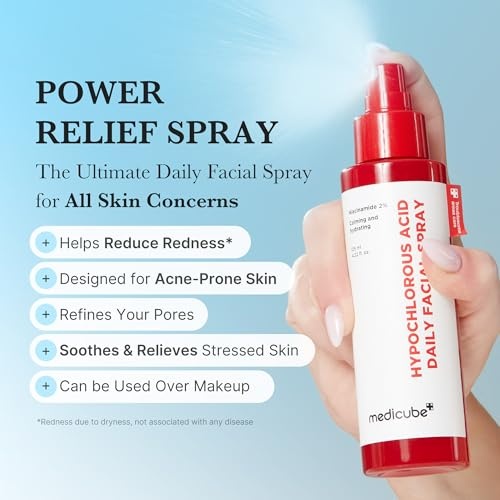 image:imagemedicube Red Power Duo for After Spot Care Use TXANiacinamide 15 Glow Facial Serum and Power Soothing Spray