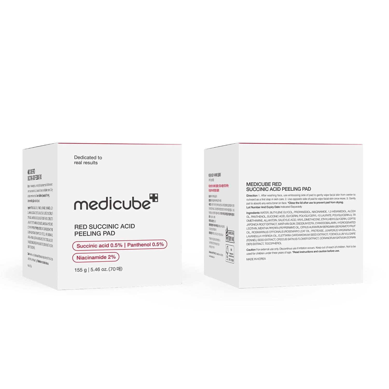 image:imagemedicube Toner Pads Kojic Acid Turmeric Clarifying Toner Pad for Troubled Skin amp Use After Spot Care Soothing with Kojic Acid Turmeric Niacinamide Glycolic Acid Korean Skin Care 70 Pads 1 PackRed Succinic Acid Pads
