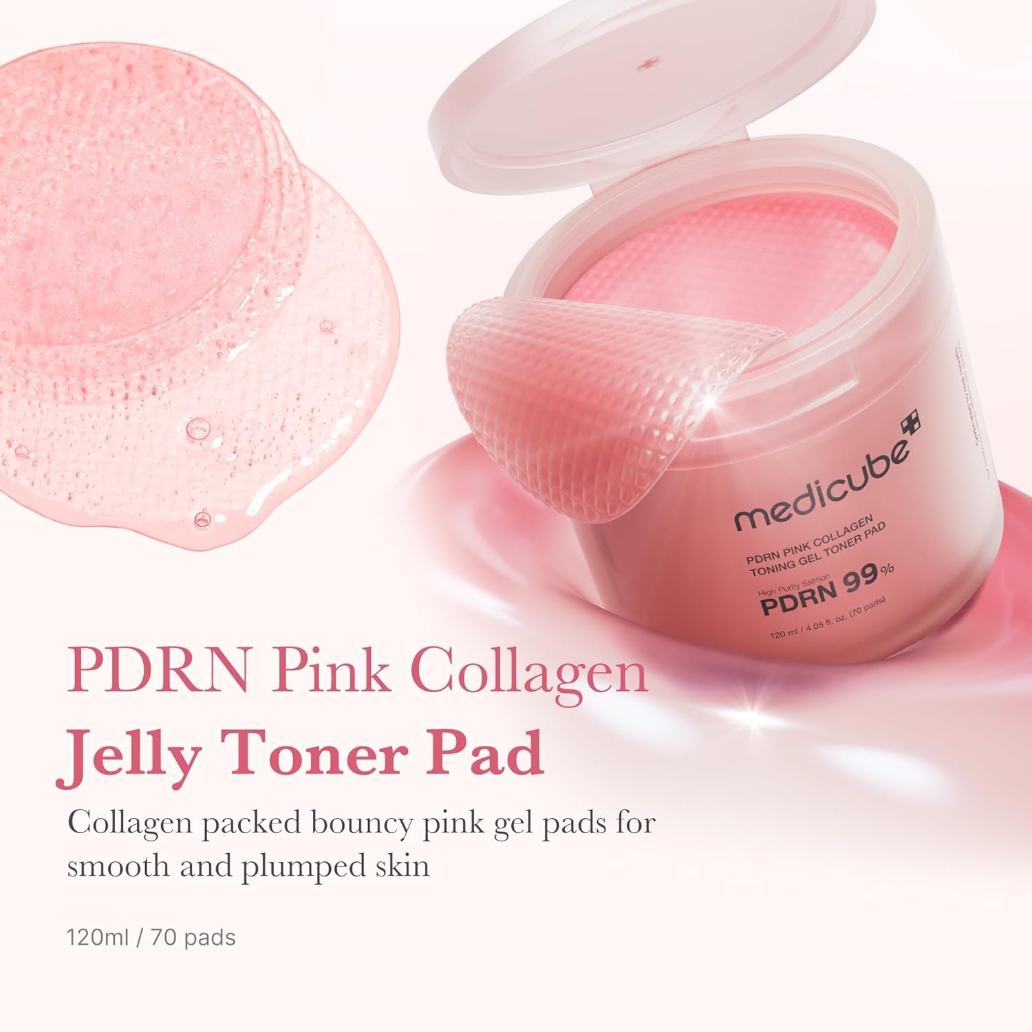 image:imagemedicube Toner Pads Kojic Acid Turmeric Clarifying Toner Pad for Troubled Skin amp Use After Spot Care Soothing with Kojic Acid Turmeric Niacinamide Glycolic Acid Korean Skin Care 70 Pads 1 PackWhite