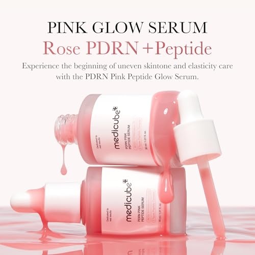 image:imagemedicube Viral Serum Duo for Clear and Plump Skin Kojic Acid Turmeric and PDRN Rose Pink Serum for Radiant Glow and Uneven Skin Tone amp Texture Care Giftable Skincare Set