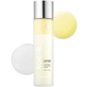 medicube Age-R Glutathione Glow Milky Toner | Low-Irritation Double Layer Toner for Glass Glow Skin with Peptide – Radiance, Hydration Care, Korean Skincare