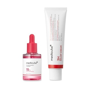 medicube Comforting Serum & Cream Duo Ideal for After Spot Care: TXA Serum and 3H Daily Moisturizer | Soothing Skincare Set | Calming, Tone Refining & Glow Routine | Korean skincare