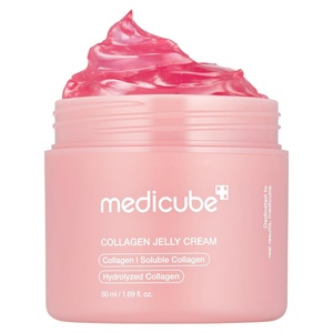 medicube Jelly Cream with Collagen & Niacinamide, 3.71 fl.oz | Freeze-Dried Hydrolyzed Collagen for Skin Barrier Hydration & 24H Glow – Plumper, Firmer looking skin, 3.71 fl.oz(Collagen)