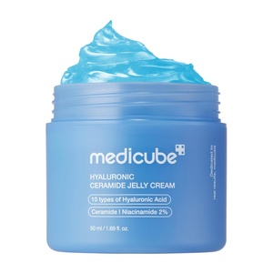 medicube Jelly Cream with Collagen & Niacinamide, 3.71 fl.oz | Freeze-Dried Hydrolyzed Collagen for Skin Barrier Hydration & 24H Glow – Plumper, Firmer looking skin, 3.71 fl.oz(Hyaluronic Acid)