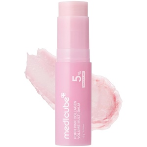 medicube PDRN Pink Collagen Volume Multi Balm Stick – Face & Body Balm | Volufiline, PDRN, NAD, Collagen – Under-Eyes, Neck, Forehead, Smile Lines, Lips, Plumping & Radiance for Line Care, K-Beauty