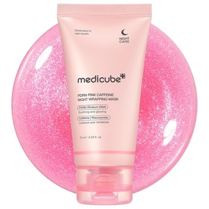 medicube Wrapping Mask Collagen Overnight Peel Off Facial Mask | Elasticity & Hydration Care, Reduces Sagging & Dullness | Hydrolyzed Collagen For Glowing Skin | Korean Skin Care, 2.53 fl.oz(PDRN Caffeine)