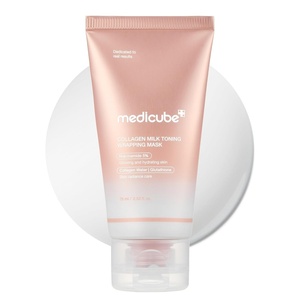 medicube Wrapping Mask Collagen Overnight Peel Off Facial Mask | Elasticity & Hydration Care, Reduces Sagging & Dullness | Hydrolyzed Collagen For Glowing Skin | Korean Skin Care, 2.53 fl.oz(Collagen Milky Glazed)