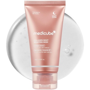 medicube Wrapping Mask Collagen Overnight Peel Off Facial Mask | Elasticity & Hydration Care, Reduces Sagging & Dullness | Hydrolyzed Collagen For Glowing Skin | Korean Skin Care, 2.53 fl.oz(Collagen)