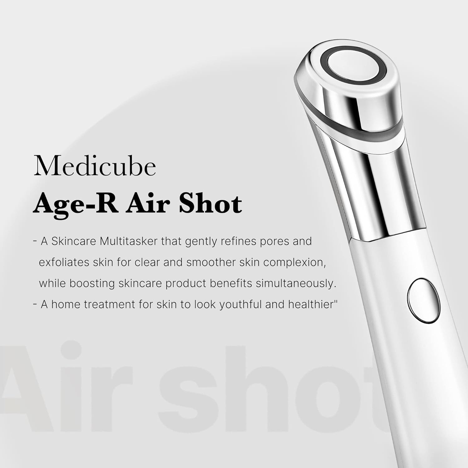 image:imageMedicube AgeR ATS Air Shot Microneedling Pore Tightening Skin Care Device for Enhanced Absorption Pore Refinement and Smoother Skin Texture Exfoliation Skin Rejuvenation Korean Skin Care