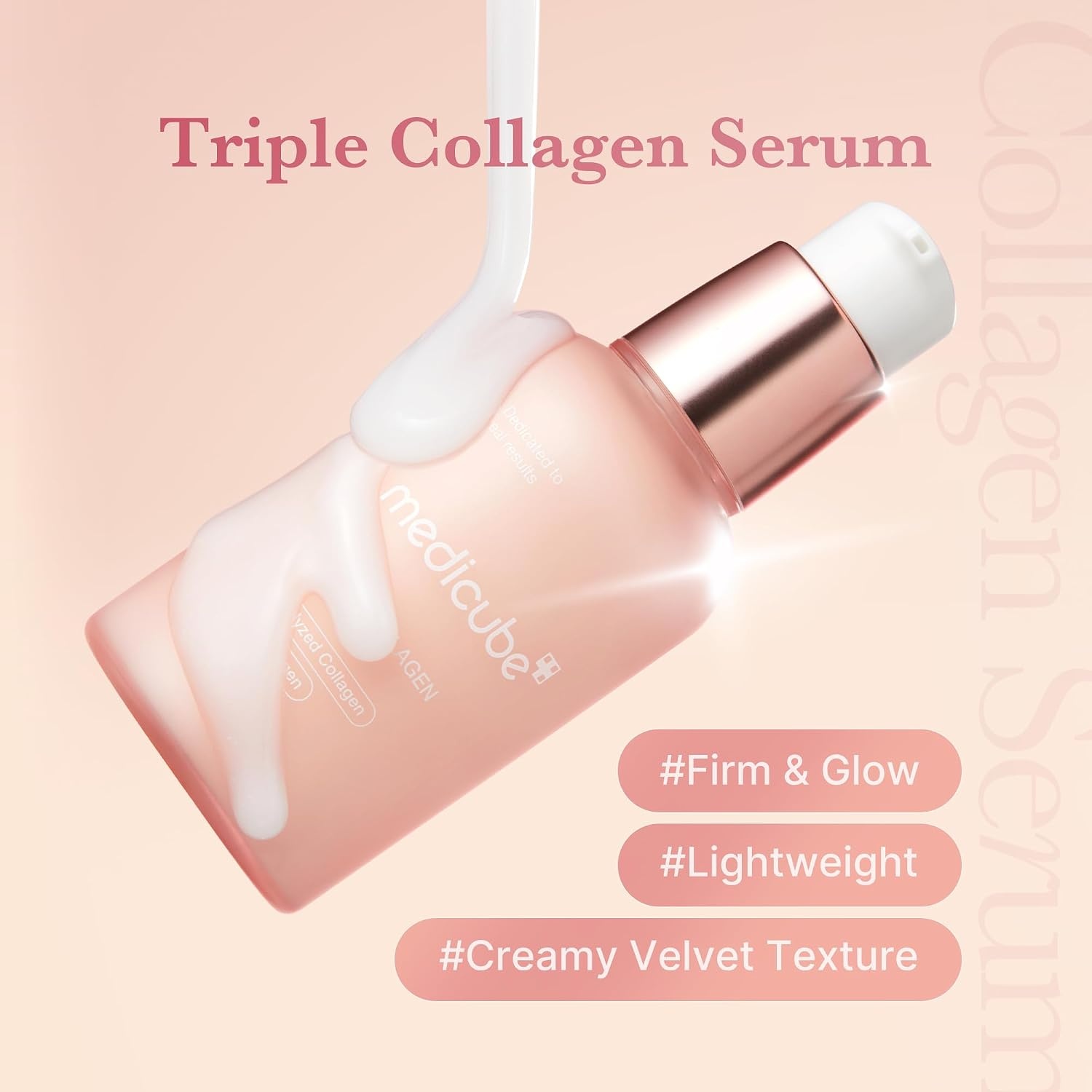 image:imageMedicube Triple Collagen Serum 185 floz Nourish dull skin with Triple Collagen Complex A lightweight serum with Niacinamide and Hyaluronic Acid Korean Skincare185 Fl Oz Pack of 1