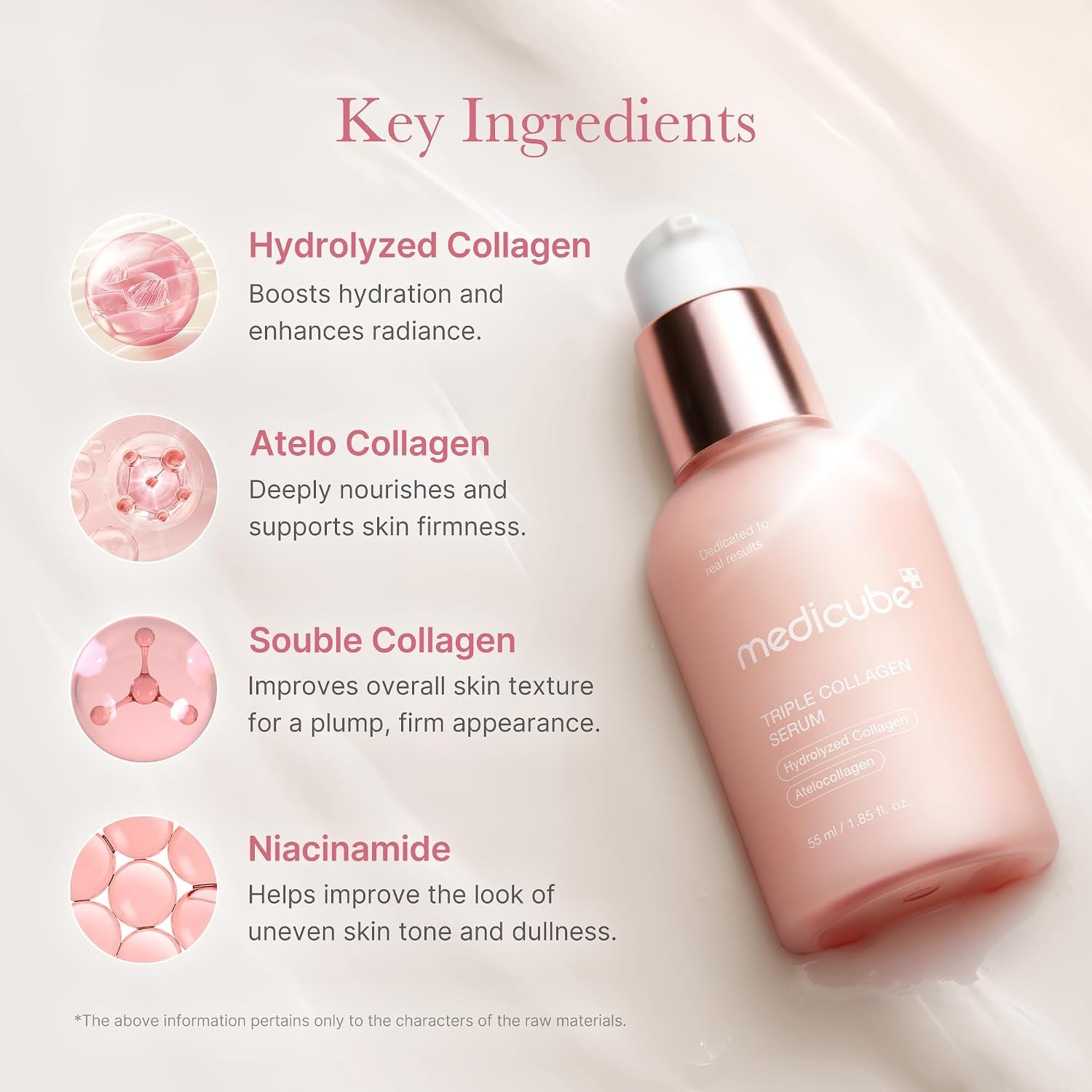 image:imageMedicube Triple Collagen Serum 185 floz Nourish dull skin with Triple Collagen Complex A lightweight serum with Niacinamide and Hyaluronic Acid Korean Skincare185 Fl Oz Pack of 1