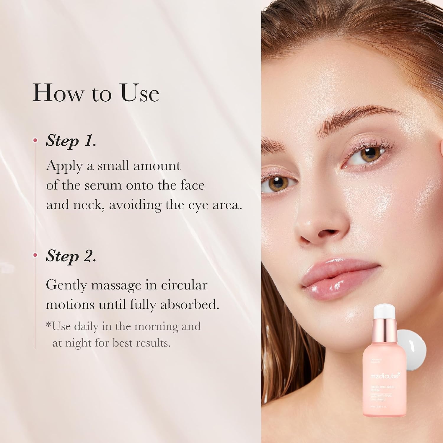 image:imageMedicube Triple Collagen Serum 185 floz Nourish dull skin with Triple Collagen Complex A lightweight serum with Niacinamide and Hyaluronic Acid Korean Skincare185 Fl Oz Pack of 1