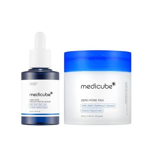 image:imagemedicube Daily Zero Pore Reset Duo Zero Pore 10 Peptide Serum and Zero Pore Pads 20 Korean Skincare Skincare Routine Skincare Set