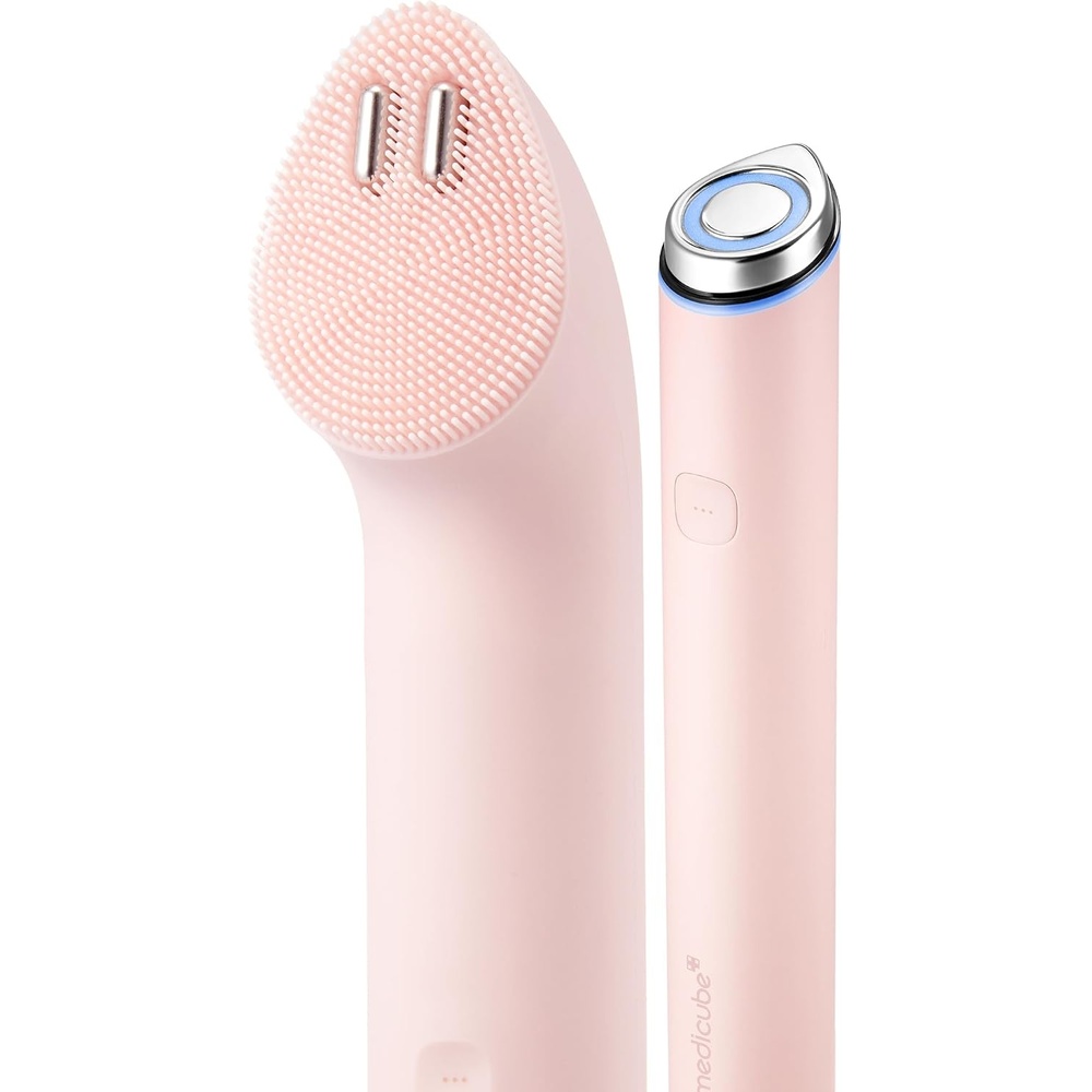 image:imagemedicube Mini Booster Pro Plus Full Facial Device Set  3in1 Korean Facial Device for Makeup Removal amp Pore Cleansing Skin Definition amp Body Care Skincare Boost with 3 Modes  PinkPink