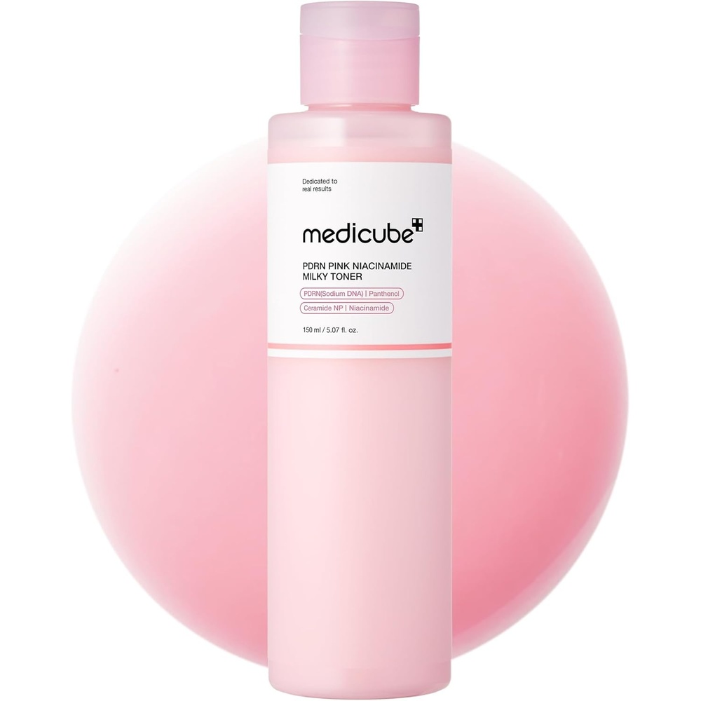 image:imagemedicube PDRN Toner Salmon DNA PDRN CICA Soothing Toner Lightweight Watery Toner with PDRN Niacinamide Peptides For Uneven Skin Tone amp Soothing Korean Skincare 845 fl ozSalmon PDRN Milky