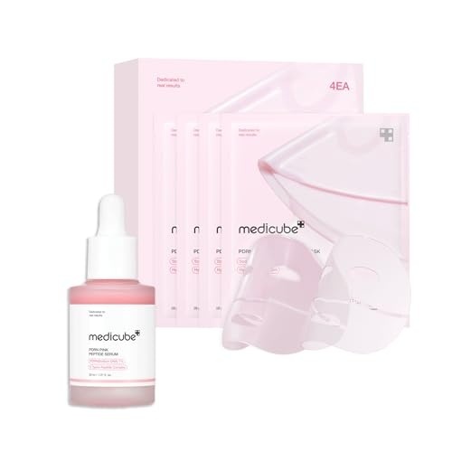 image:imagemedicube Salmon DNA PDRN Duo for Beginner PDRN collagen jelly gel mask 4ea and PDRN Pink Peptide Serum Pink glow serum