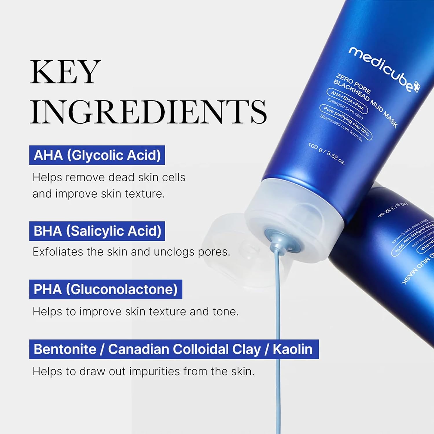 image:imagemedicube 3Step Zero Pore Care Trio Zero Pore Blackhead Cleansing Oil Zero Pore Mud Mask and Multi Pore Brush amp Mask Applicator AllinOne Blackhead amp Excess Sebum Facial Care Routine