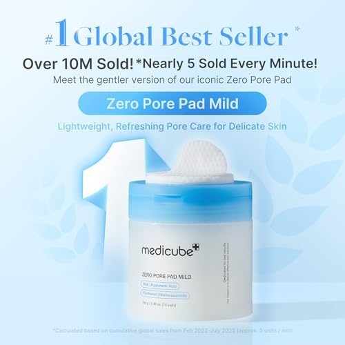 image:imagemedicube Cleanse amp Swipe Duo for Delicate Skin Zero Pore Pad Mild and Zero Foam Cleanser Gentle Exfoliation and Deep Cleansing Set for Clear Smooth and Hydrated Skin