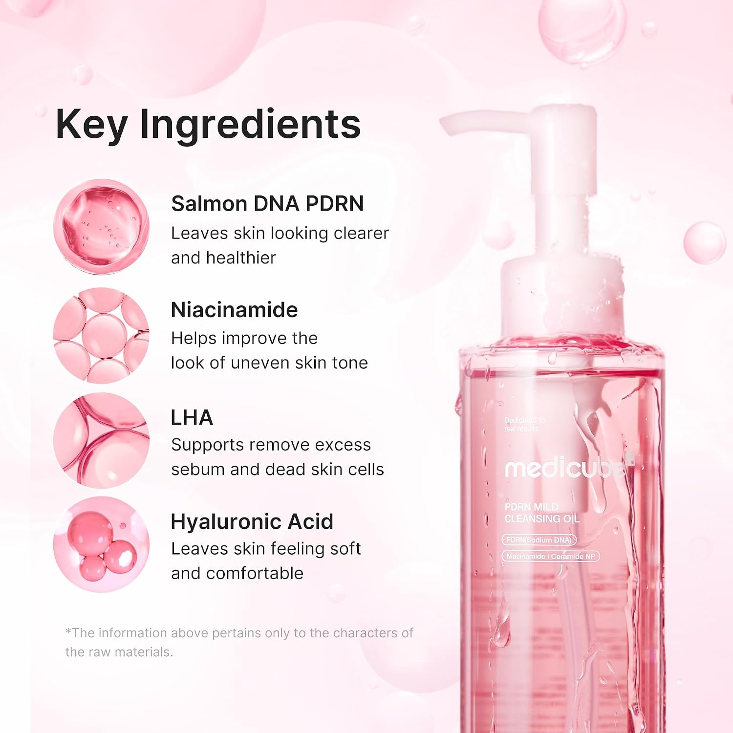 image:imagemedicube Cleansing Oil Zero Pore Blackhead Makeup Remover for all skin types Daily Moisture Facial Cleanser LowIrritation Korean Skin Care 205ml 693 flozPDRN Mild