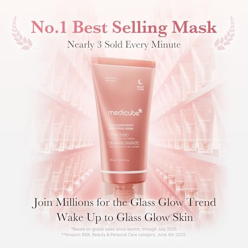 image:imagemedicube Collagen Overnight Wrapping Mask amp Jelly Brush for Lasting Glow